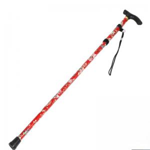 Lightweight five-stage aluminum alloy hiking staff folding telescopic off-road hiking rehabilitation supplies Wholesale Bulk order OEM ODM Factory direct Made in china manufacturers suppliers Free Sam