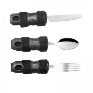 High-quality lightweight tableware for elderly Parkinson's arthritis utensils including knife and spoon rehabilitation therapy