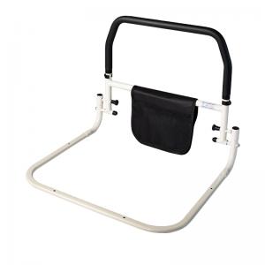 Hot Sale Dual-Bar Adjustable Metal Bed Assist Rail Seniors Safety Side Padding Guard Adults Rehabilitation Therapy Supplies