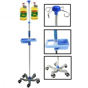 High Quality Hospital IV Pole Stand Infusion Pole Stand Adjustable Height Infusion Stand